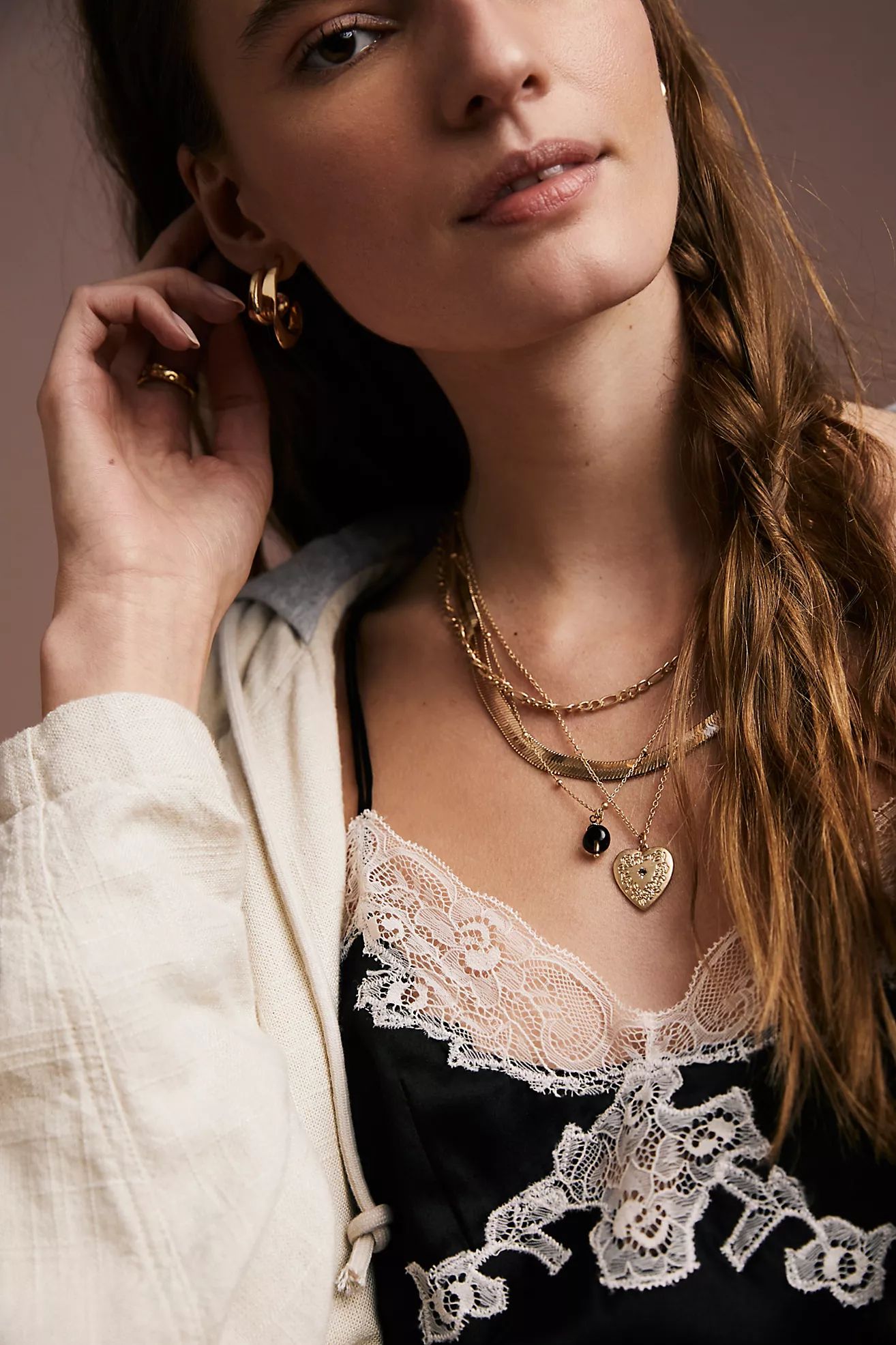 Gold Plated Heart Charm | Free People (Global - UK&FR Excluded)