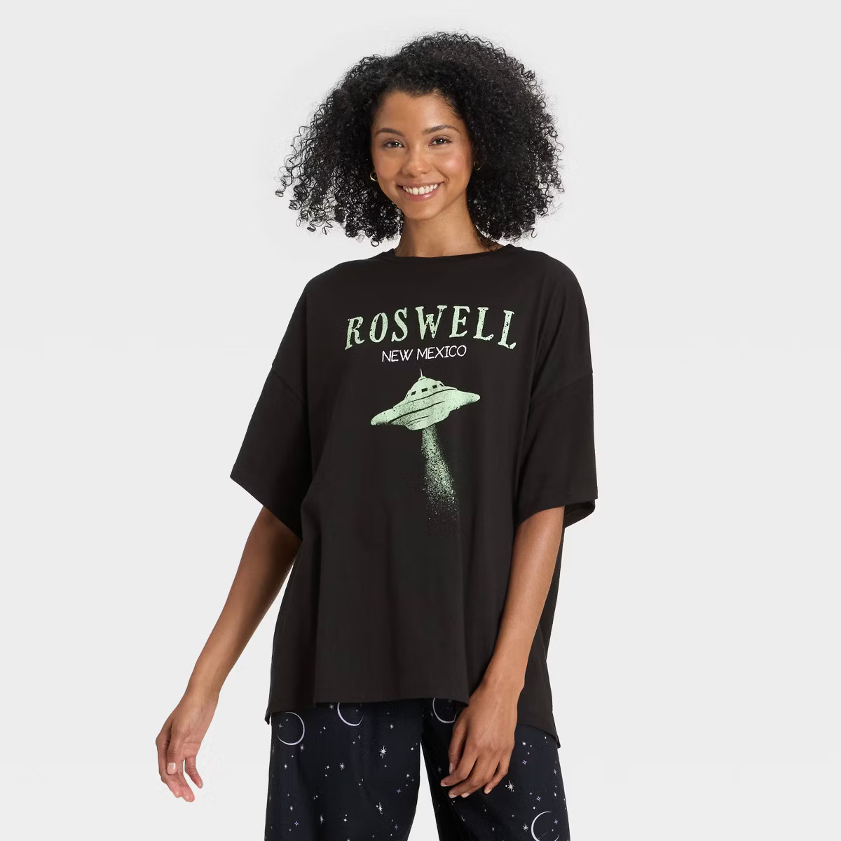 Women's Halloween Oversized Sleep T-Shirt - Hyde and EEK! Boutique™ | Target