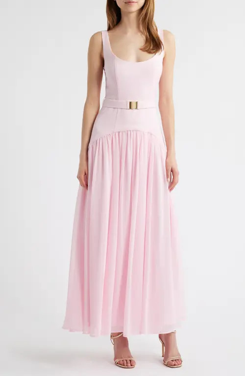 Hutch Drop Waist Sleeveless Maxi Dress in Pink at Nordstrom, Size 12 | Nordstrom