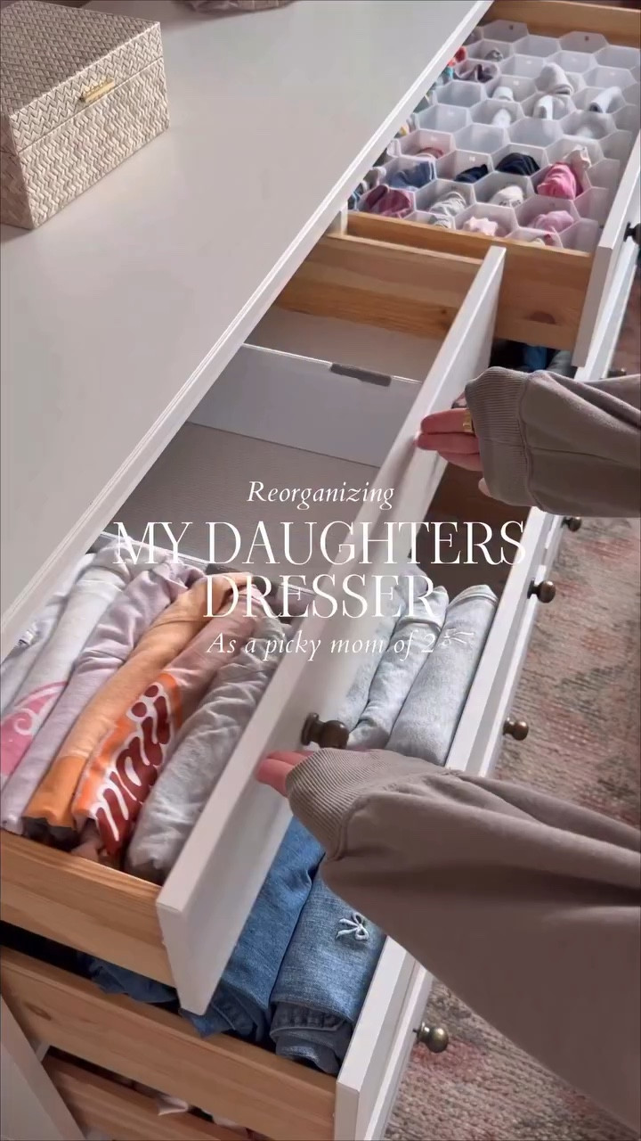 Refreshing my daughter’s dresser with simple organization pieces I love all from Amazon. Making everyday routines easier while keeping everything neat and easy to find. 🎀✨

kids dresser organization, drawer organizers, kids clothes organization, dresser drawer organization, kids room organization, toddler clothes storage, drawer dividers, kids closet organization, Amazon home organization, mom organization tips, simple home organization, kids clothing storage, organized drawers, nursery organization, Amazon organization finds. 

#kidsorganization #amazonfinds #sahmomlife #homeorganizing #kidsroom

#LTKmomlife #LTKHome #LTKKids