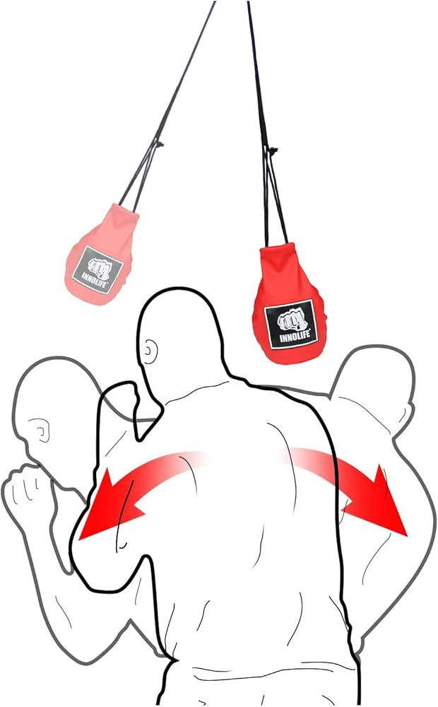 INNOLIFE Boxing Slip Bag, Boxing Dodge Hide Speed Bag Maize Ball Leather Ball for Reflex Training... | Amazon (US)