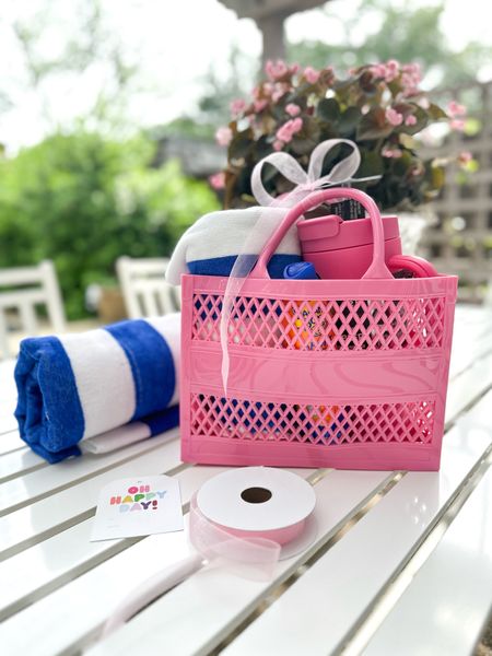 Spring gifting season is here! How cute is this jelly tote bag filled with goodies for Mother’s Day? Comes in pink, blue, white and black! @walmartfashion #walmartpartner #walmartfashion

#LTKfindsunder100 #LTKfindsunder50 #LTKitbag