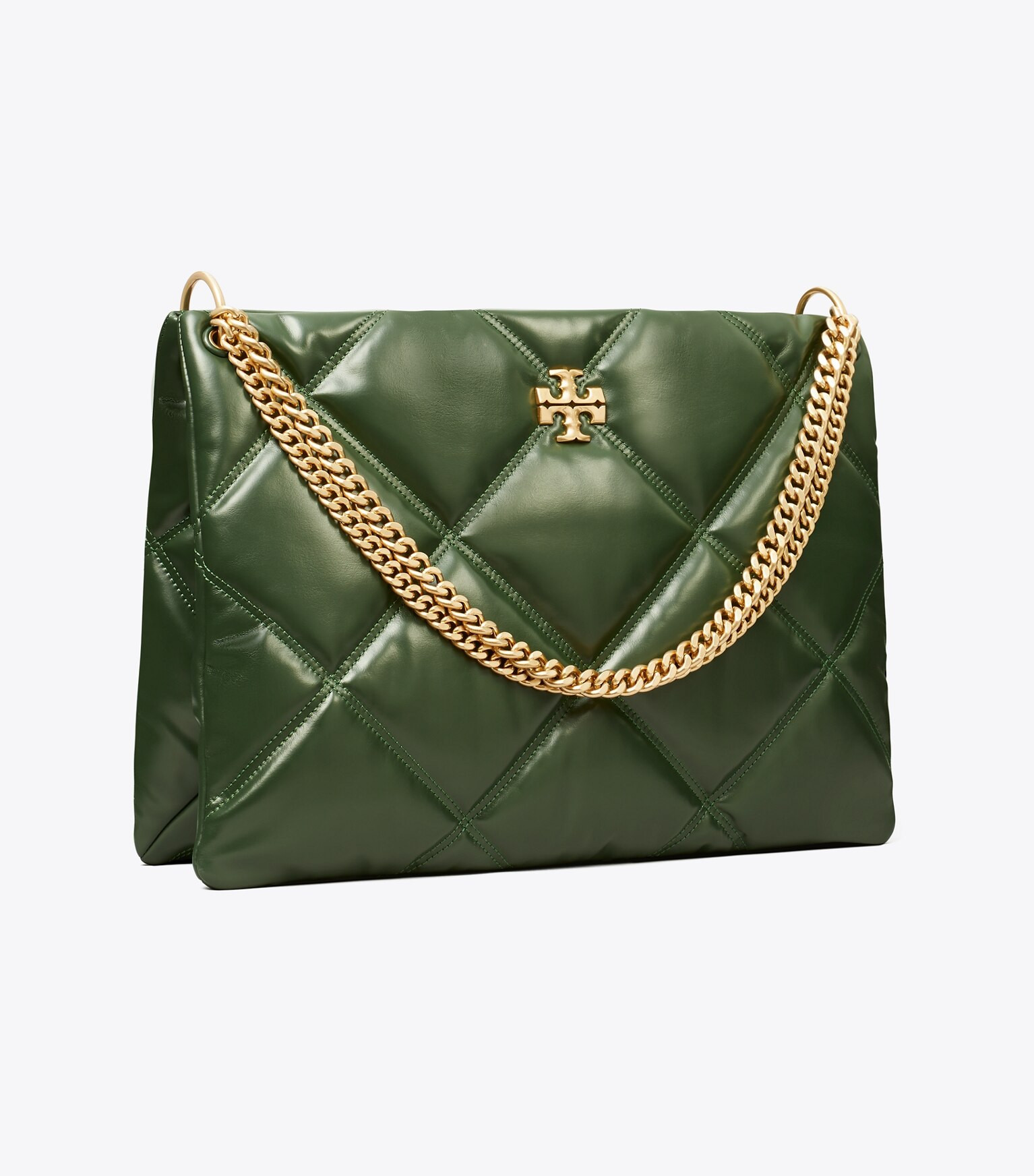 KIRA DIAMOND QUILT CONTRAST STITCH SATCHEL | Tory Burch (US)