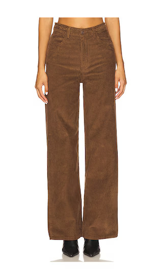 Ribcage Wide Leg Braided Jeans in Carafe | Revolve Clothing (Global)