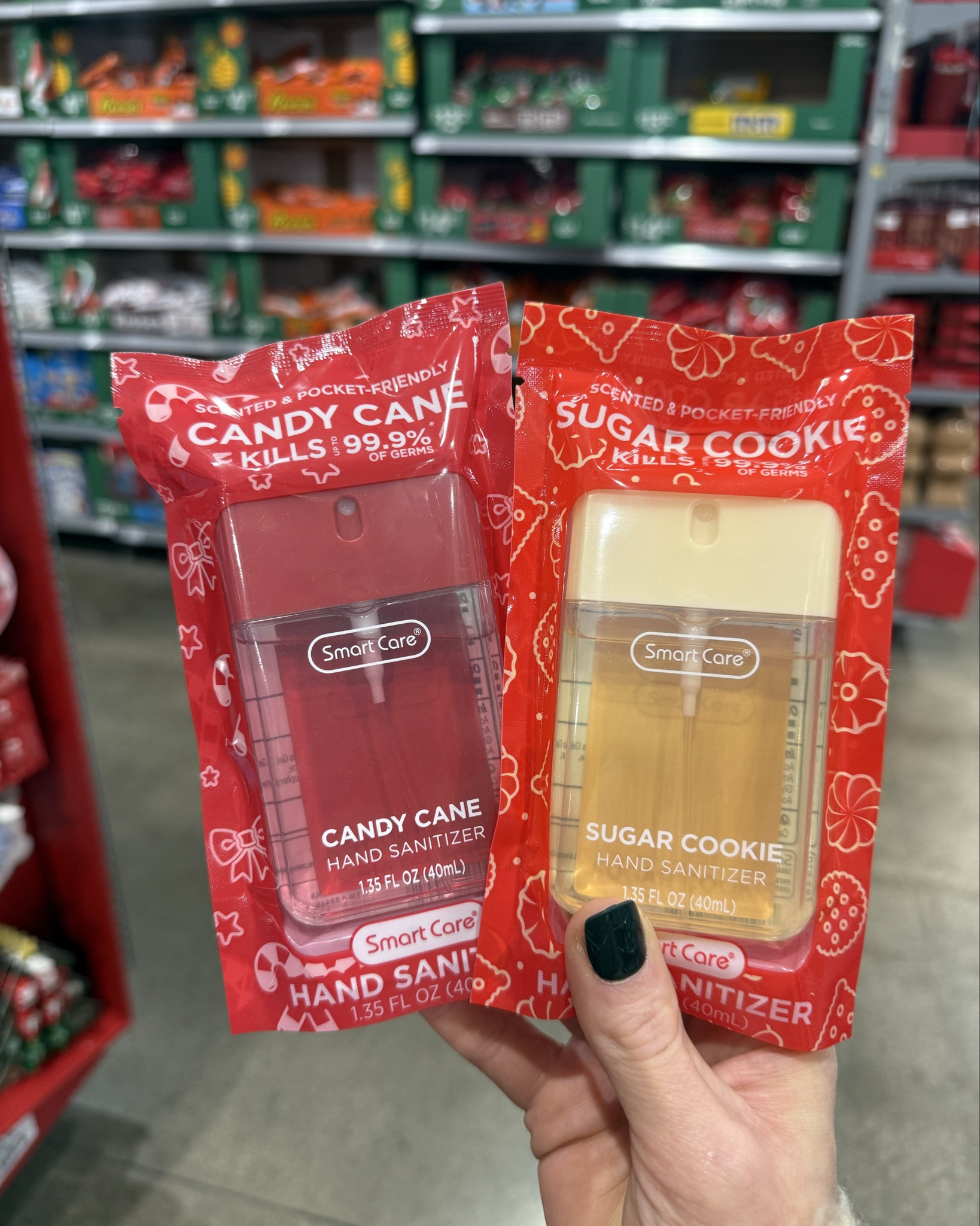 $3 holiday scented hand sanitizers sprays! 👀More linked below! These make great stocking stuffers 🥰

#walmart #walmartfashion #walmartstyle #walmartfinds #walmartoutfit #pajamas #pjs #christmas #holiday #pajamasets #christmaspajamas #christmaspjs #holidaypjs #lounge #loungewear #loungesets #sleepwear #newarrivals #timeandtru #joyspun #womens #nutcracker #santa #giftguide #giftsforher #giftsformom #cozy #comfy#christmasdecor #seasonaldecor
#home #homedecor #xmasdecor #bowdecor #santa #gingerbread #garland #christmastree #host #stockingstuffers #touchland #handsanitizer #giftguide #giftidea

#LTKHoliday #LTKSeasonal #LTKGiftGuide