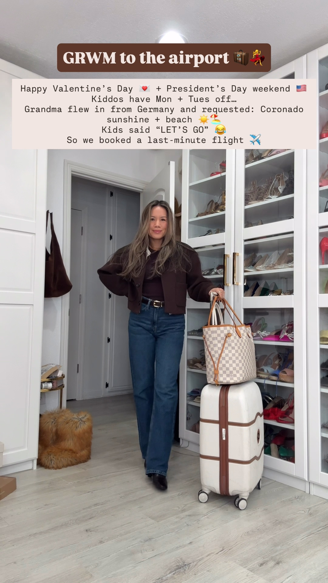 Comfy airport outfit. These boots are made for walking, so I've decided to wear them instead of packing them into my carry-on. I'll pair them with the comfiest straight-leg jeans I just bought from Mango for the perfect, effortless look. 

#LTKootd #LTKTravel