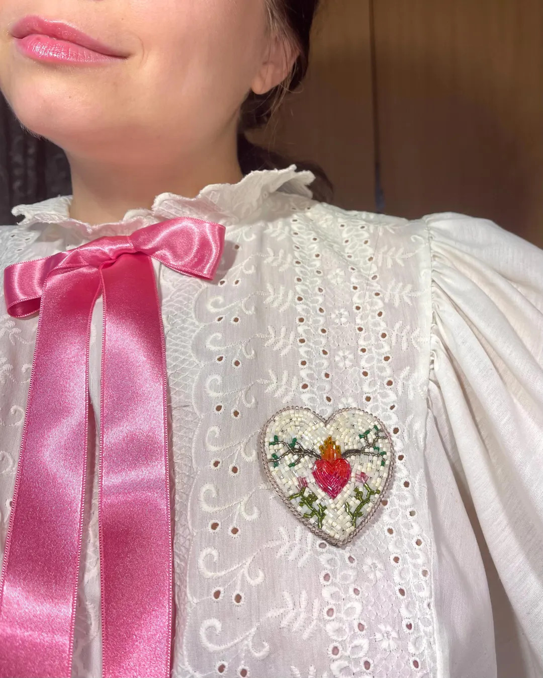 Mystic Heart Brooch – Handmade Beaded Tarot-inspired Pin – Romantic Embroidered Accessory –... | Etsy (US)