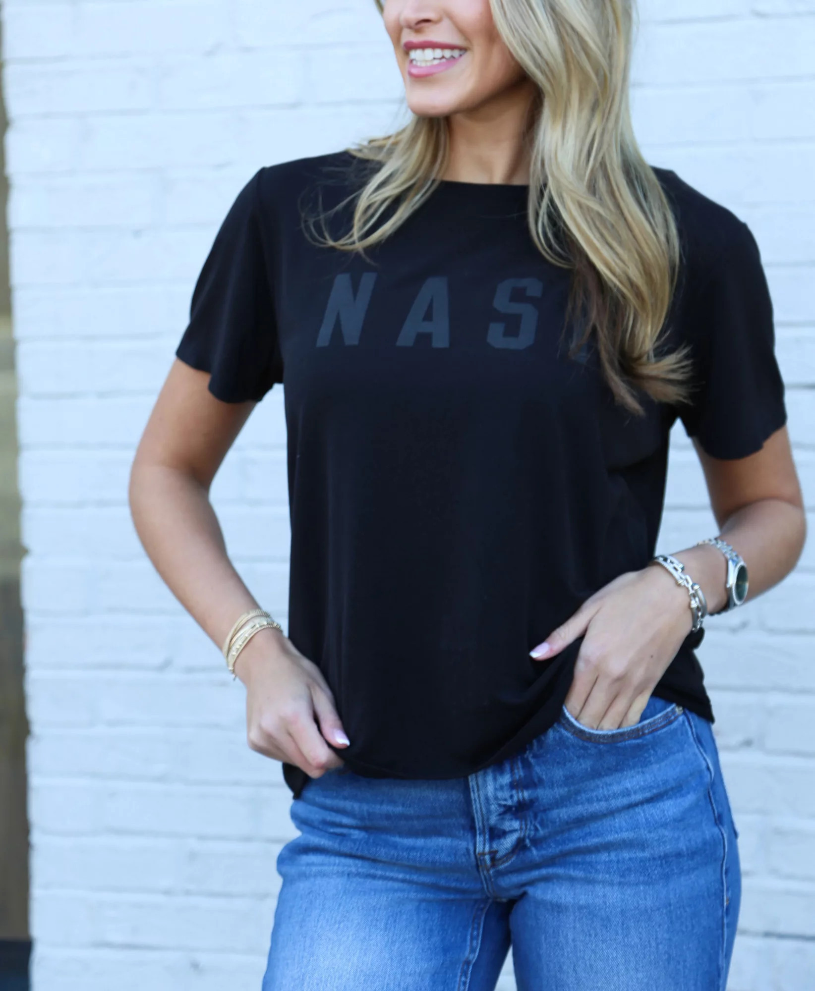 Nash Women's Nashville Black Poppy T-Shirt, XL | DICK'S Sporting Goods