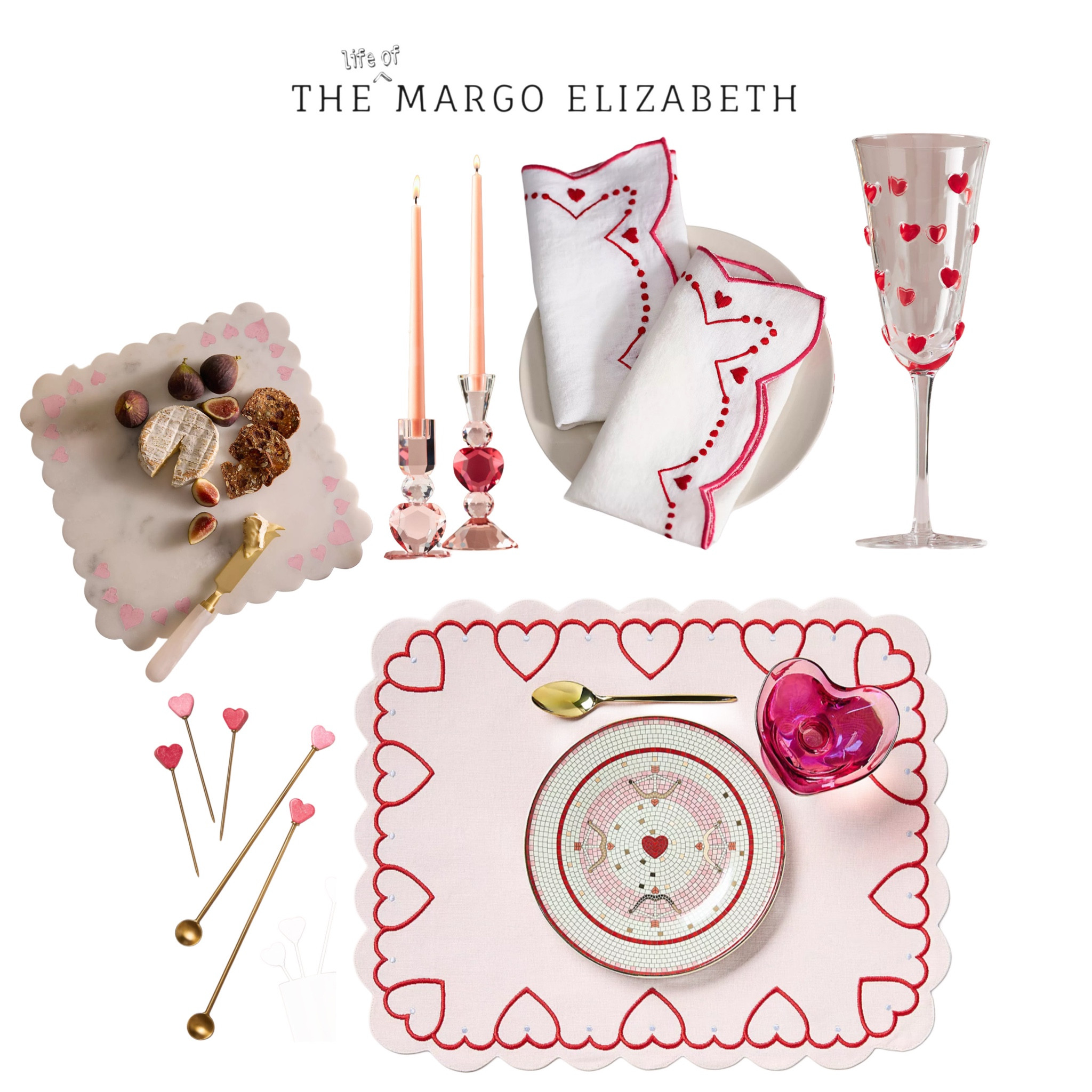 Dinner with my Love 🥰♥️

Obsessing over these sweet Valentine’s Day themed table setting pieces. Perfect for Galentine’s party or just dinner with your loved one ♥️

These napkins are just darling to me and an immediate “add to cart”! 

Hearts - heart shaped - Valentine’s Day party - pink - red - home decor

#LTKHome #LTKParties #LTKSeasonal