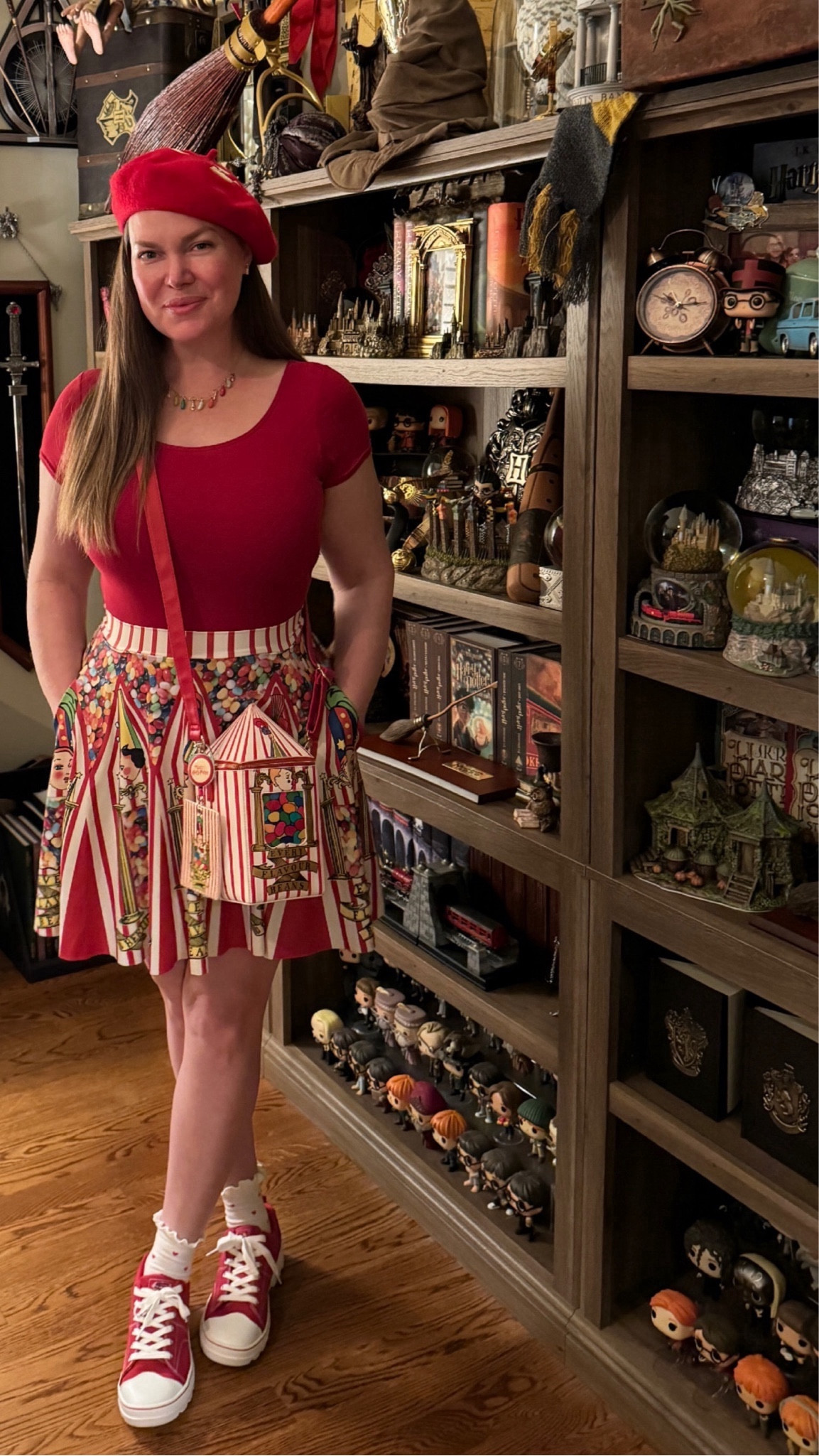 Bertie Botts Every Flavor Bean Fit
Skirt is from Blackmilk (retired)
Jewelry from Universal Orlando

#LTKitbag #LTKstyletip #LTKmidsize
