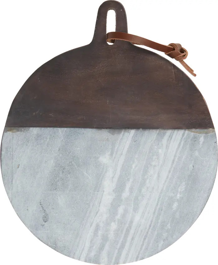 Nordstrom Marble & Acacia Wood Round Cutting Board | Nordstrom | Nordstrom
