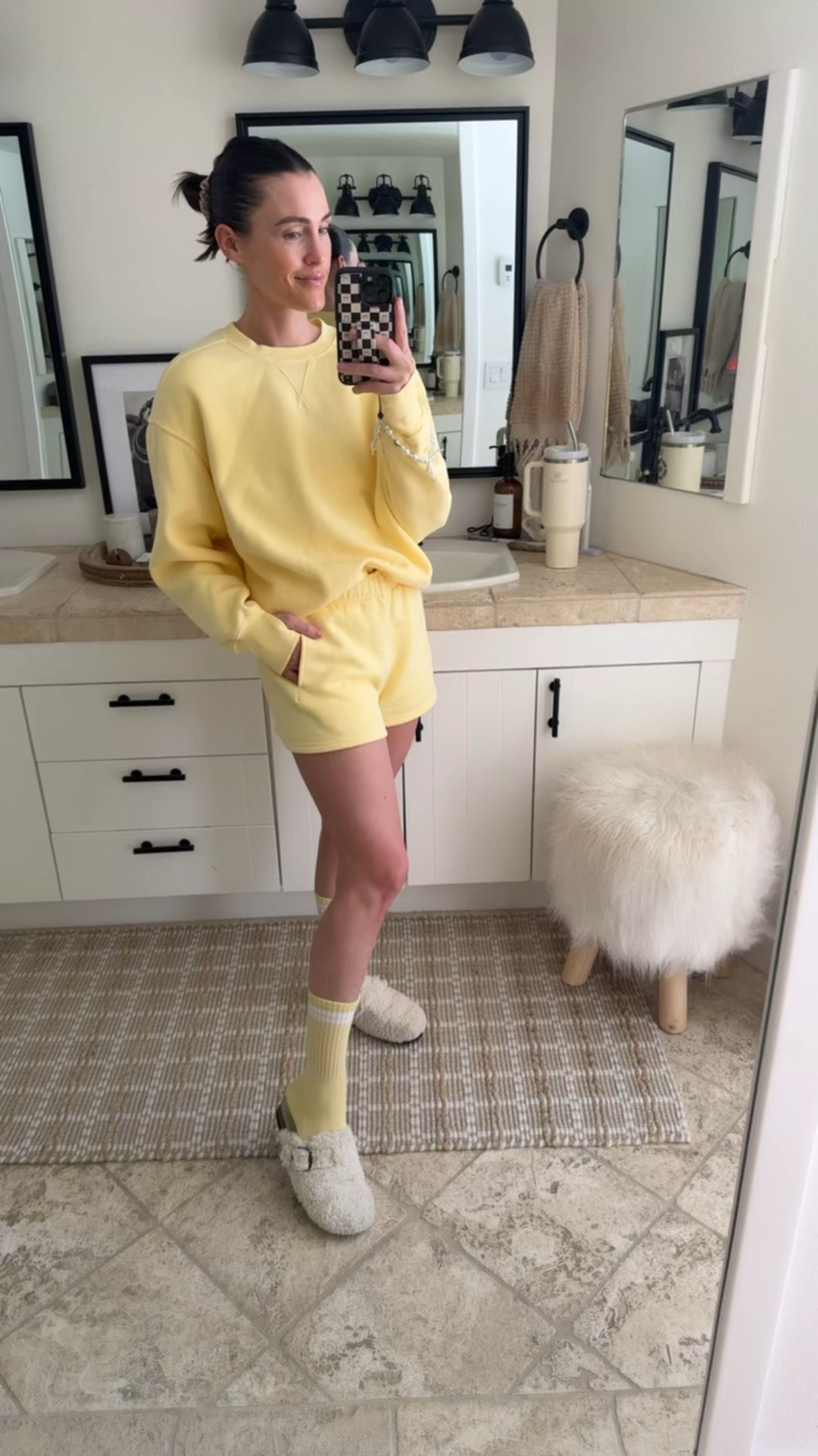 FASHION \ yellow short set for spring and summer 💛💛 wearing smalls 

#LTKFindsUnder50 #LTKWatchNow #LTKSeasonal