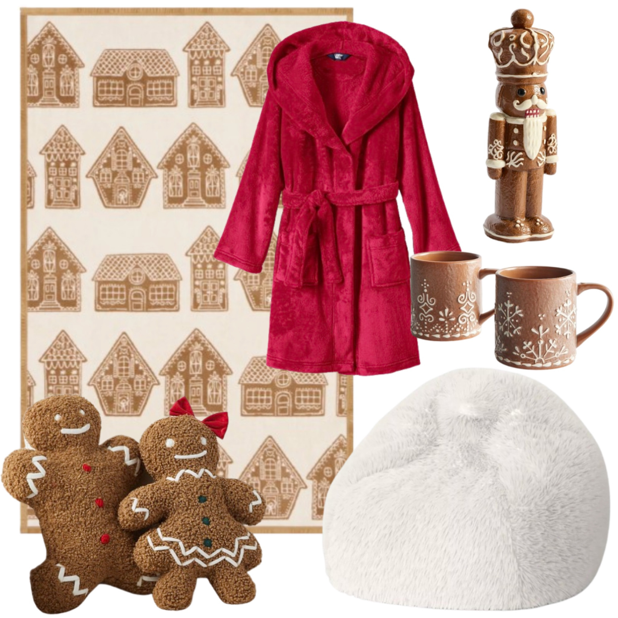 Holiday is on the horizon and I can just SMELL the warm fresh gingerbread! Rounded up some gingerbread-inspired cozy pieces — ready to snuggle up on the couch or bean bag with a hot cup of cocoa in a fuzzy bathrobe! Just put on a Christmas movie in the background and it’s the perfect holiday scene! 

#LTKFindsUnder100 #LTKHoliday #LTKKids
