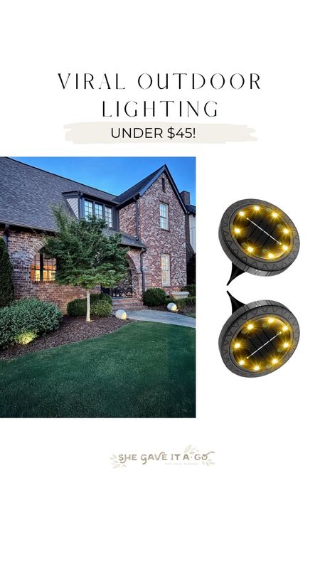 best selling solar powered lights for your outdoor house look

#LTKStyleTip #LTKHome