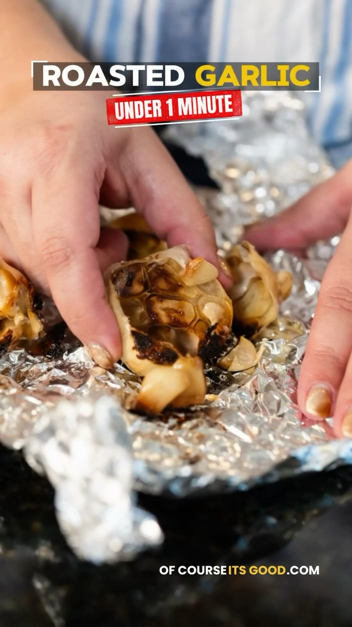 OF COURSE IT’S GOOD 👩🏻‍🍳 UNDER 1 MINUTE | Roasted Garlic 🧄 

Full recipe: ofcourseitsgood.com

#LTKvlog #LTKfoodie