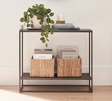 Duke 36" Metal Console Table | Pottery Barn (US)