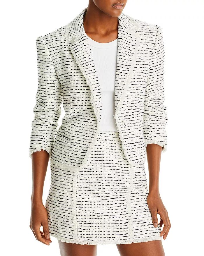 Khloe B Fringed Tweed Jacket | Bloomingdale's (US)