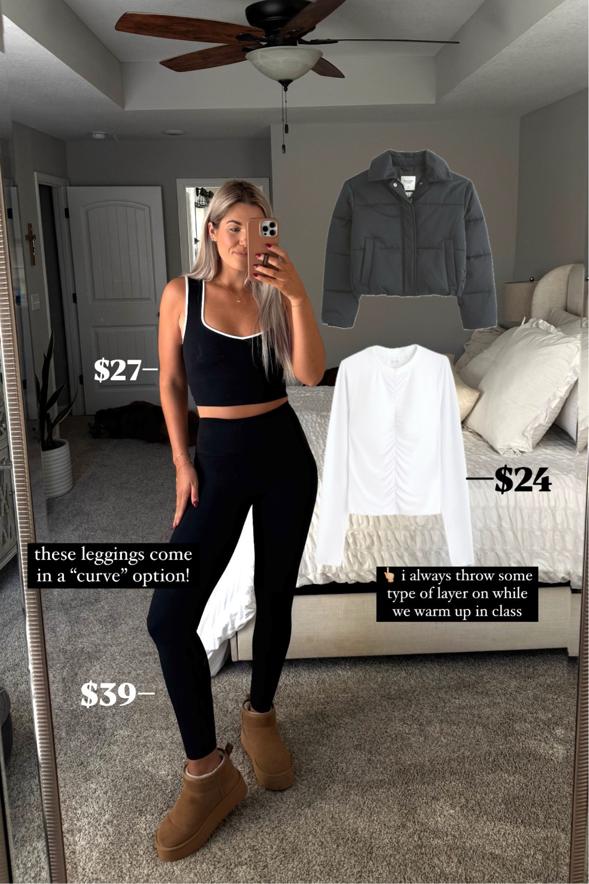 workout ootd on sale! i size down to an XS in leggings and do a small in the top use code AFYPB

#LTKSaleAlert #LTKFitness #LTKActive