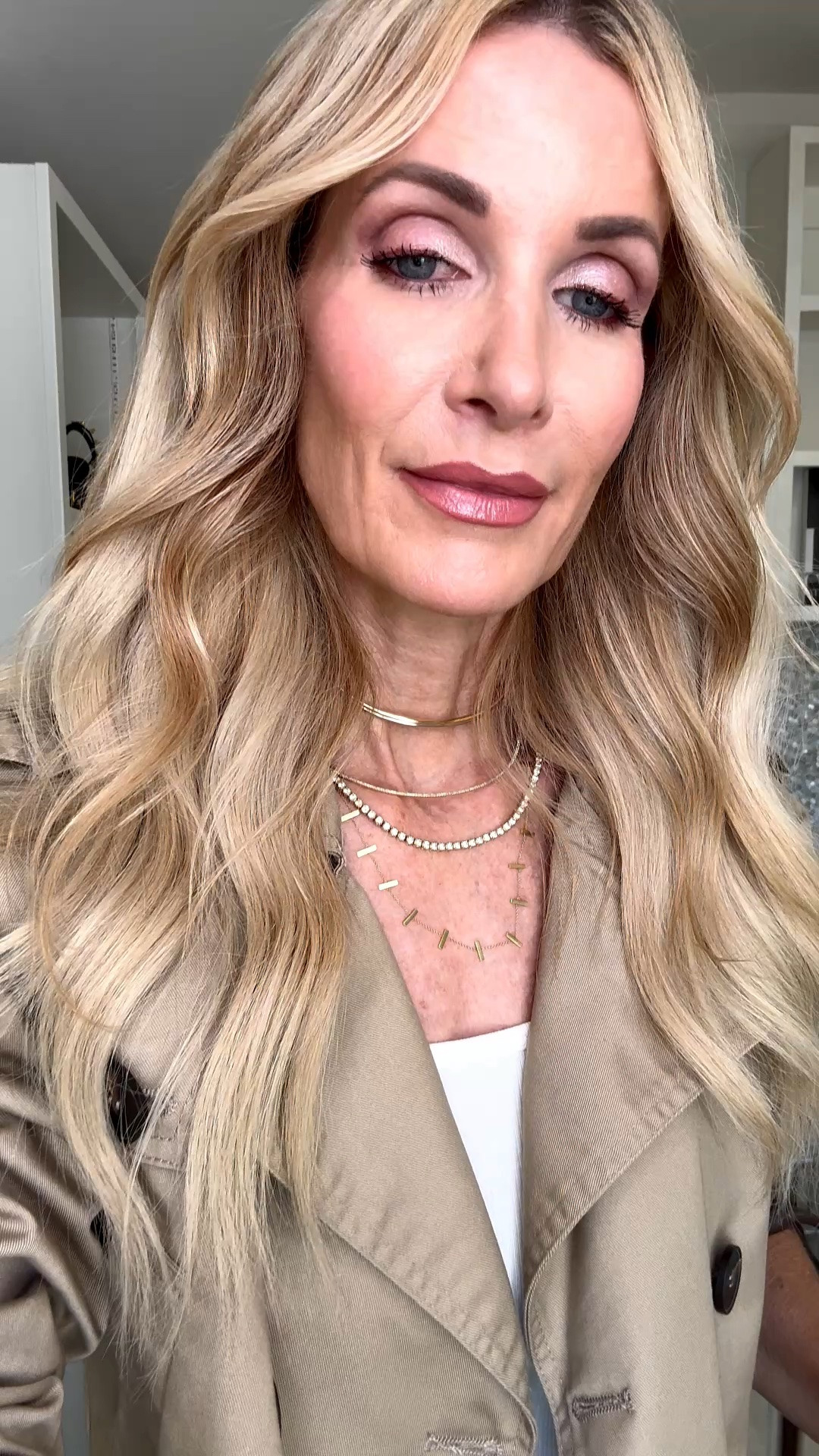 The chicest way to elevate track pants for fall! This cropped trench jacket instantly makes the sporty pants feel polished, while the neutral color palette keeps the entire casual outfit looking sophisticated. I’m wearing an XS in the jacket and pants. #LTKOver40 #LTKSeasonal #LTKActive 

 #LTKootd #LTKSeasonal #LTKOver40