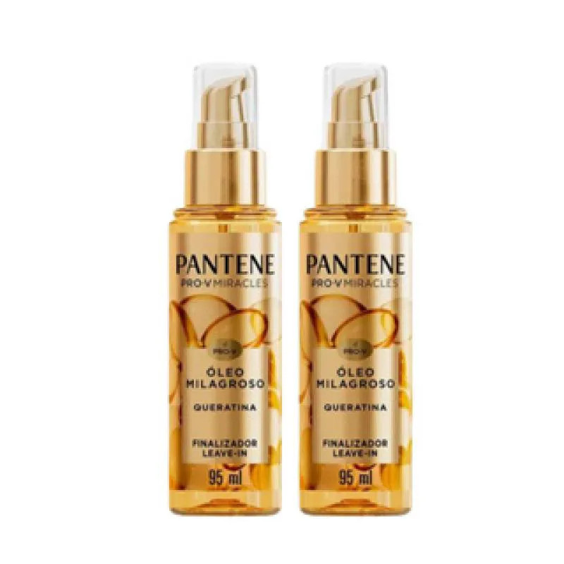 Kit C/2 Óleo Capilar Milagroso Pantene Queratina 95Ml | DrogaRaia (BR)