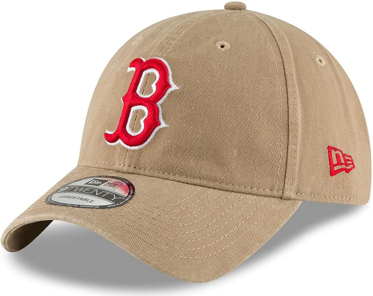 New Era Unisex-Adult MLB Core Classic 9TWENTY Khaki Team Color Home Adjustable Hat Cap One Size F... | Amazon (US)