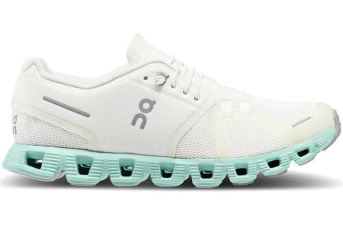 NEW On-Running Cloud 5 "Undyed White/Creek" 59.98368 Women's Running Sneakers  | eBay | eBay US