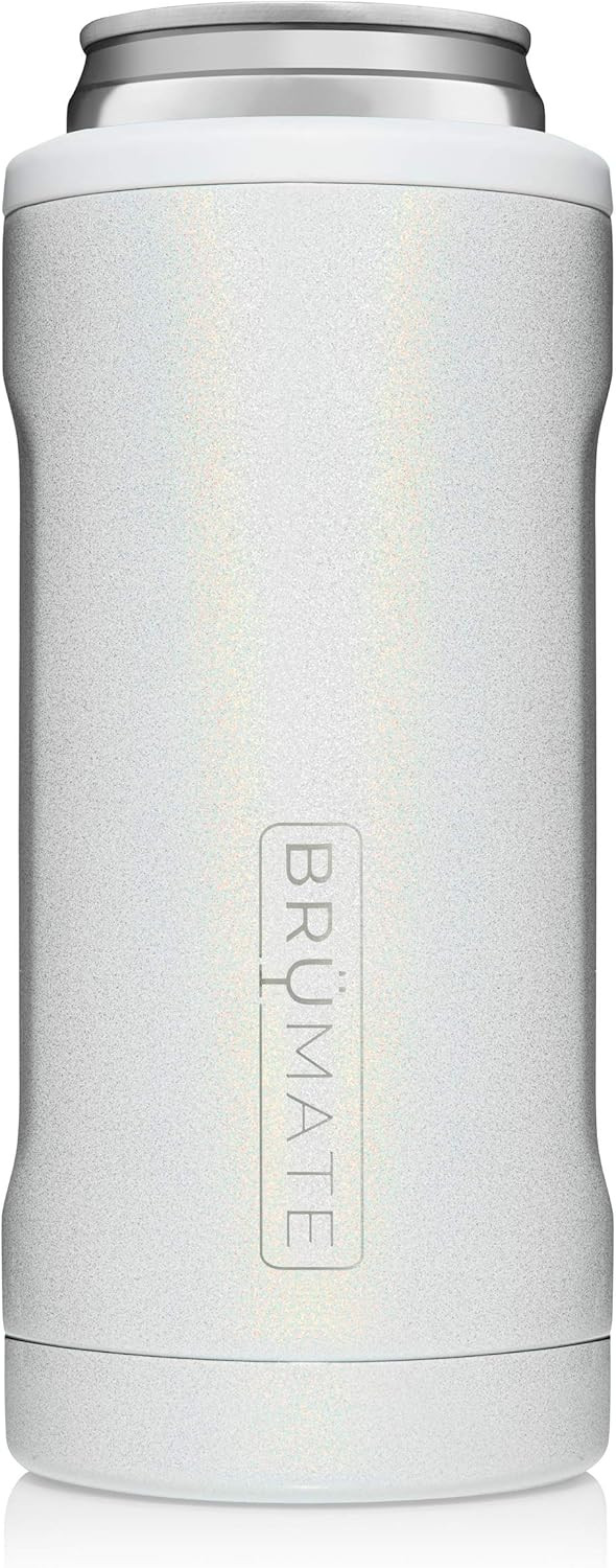BrüMate Hopsulator Slim Double-walled Stainless Steel Insulated Can Cooler for 12 Oz Slim Cans (... | Amazon (US)