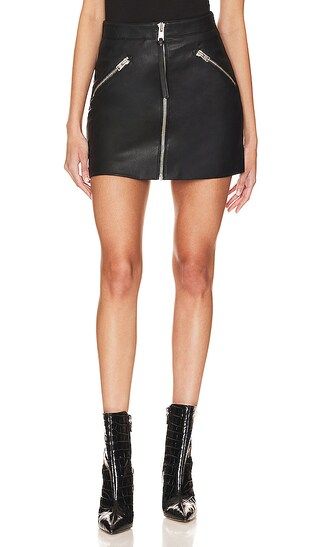 Piper Faux Skirt in Black | Revolve Clothing (Global)