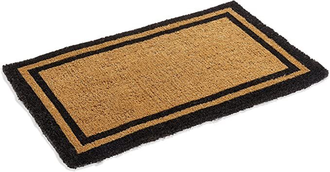 Kempf Black Border Coco Coir Doormat - Heavy Duty Doormats - 36" X 60" | Amazon (US)