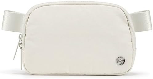 Pander Double Zipper Fanny Pack Nylon Everywhere Belt Bag, Fashion Waist Packs for Women with Adj... | Amazon (CA)
