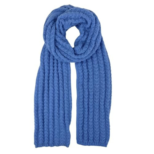 Humble Hilo Knitted Scarves Soft Warm Cozy Scarf Knit Scarf for Fall and Winter (Denim) | Amazon (US)