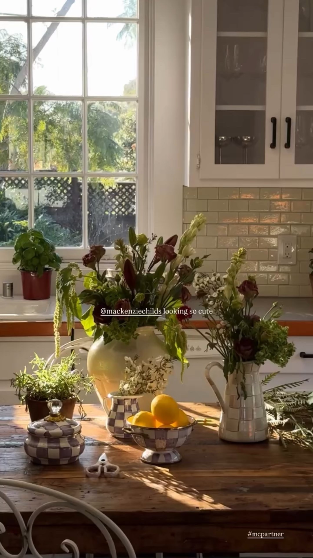 Cutie new Mackenzie Childs pieces for my kitchen! 