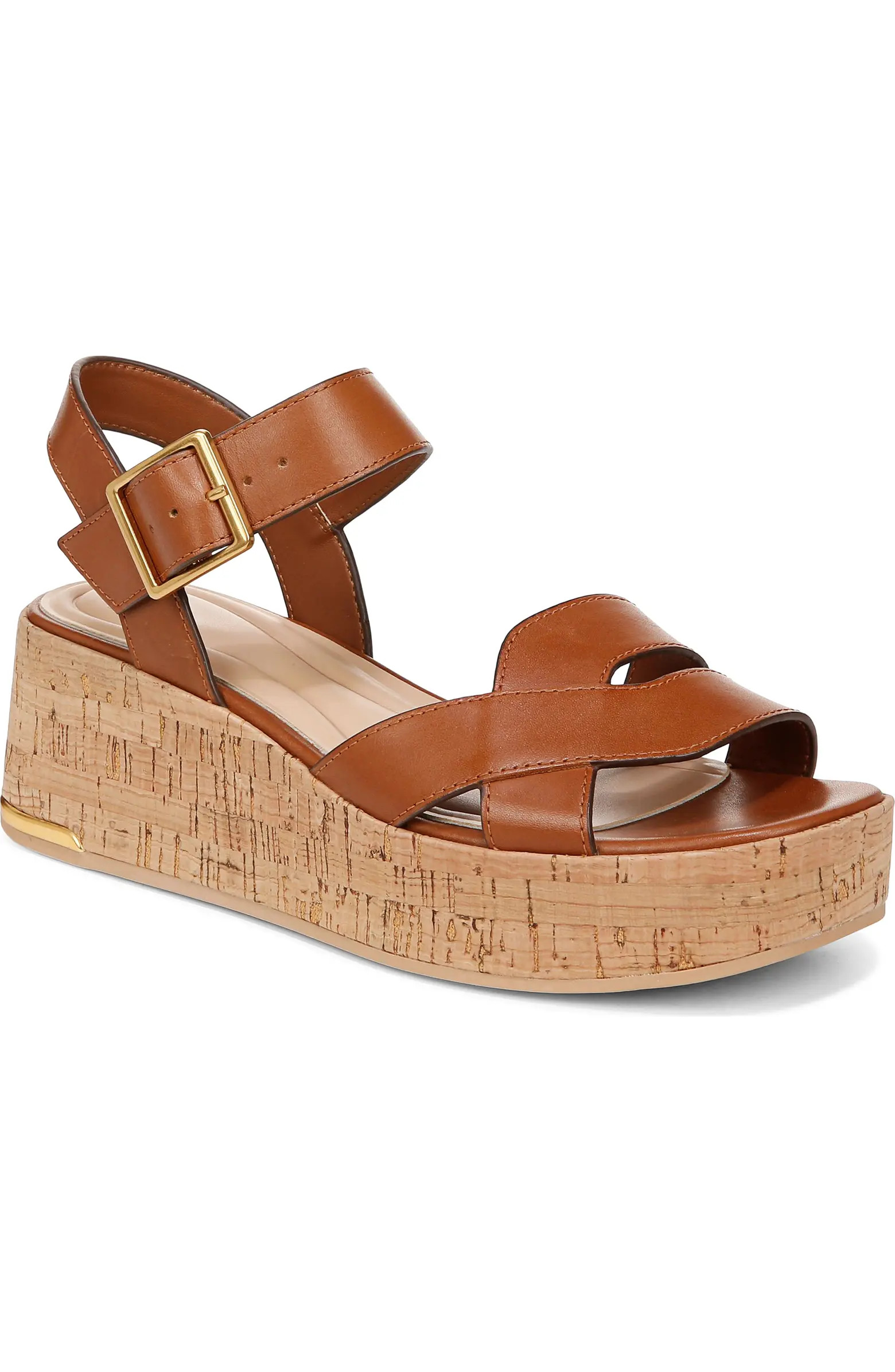 SARTO by Franco Sarto Tilly Ankle Strap Platform Wedge Sandal (Women) | Nordstrom | Nordstrom