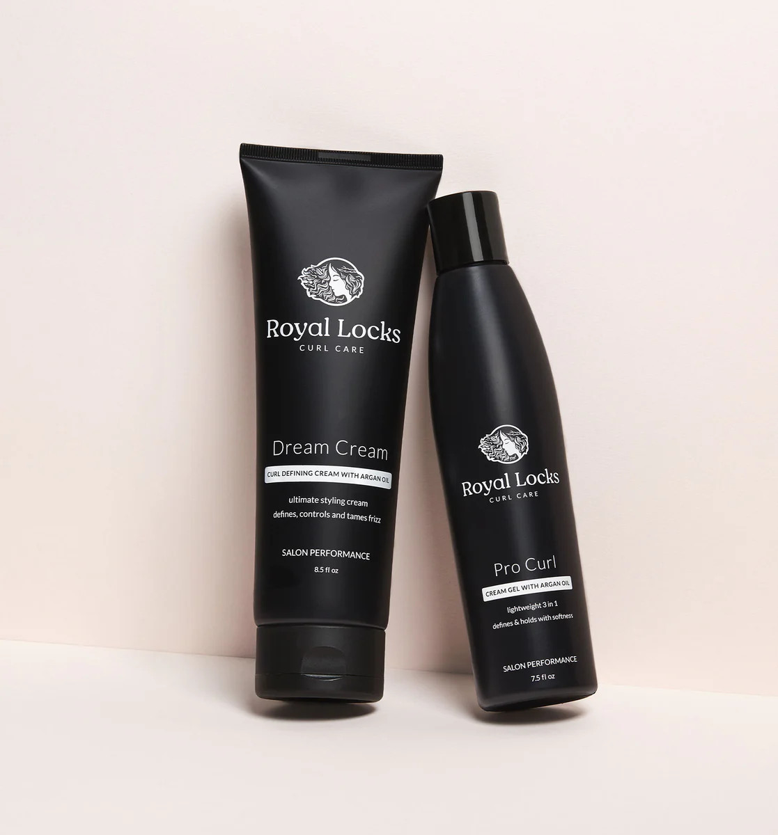 Pro Curl Cream Gel and Dream Cream Set | Royal Locks Curl Care