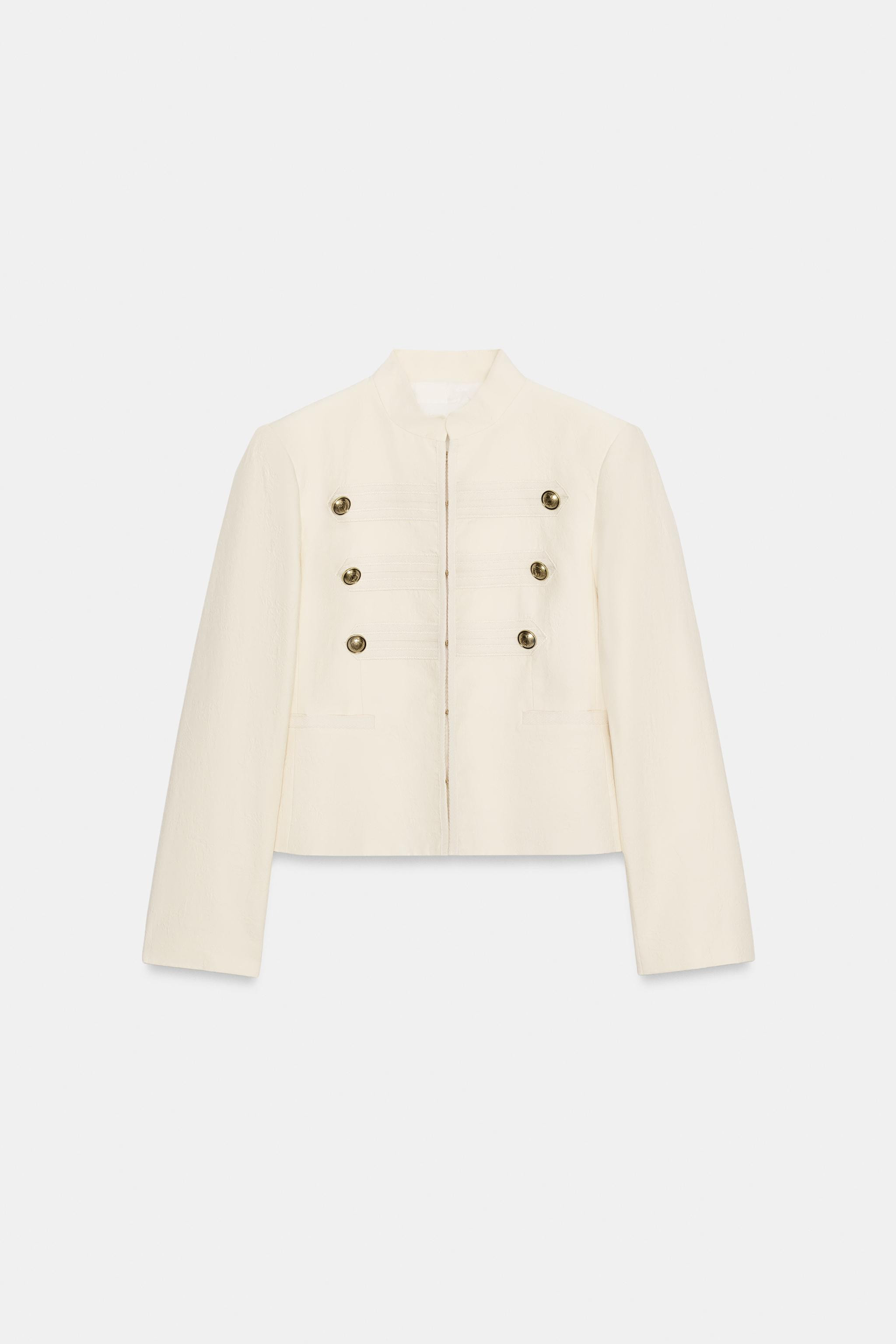 ZW COLLECTION FITTED BUTTON JACKET | Zara US
