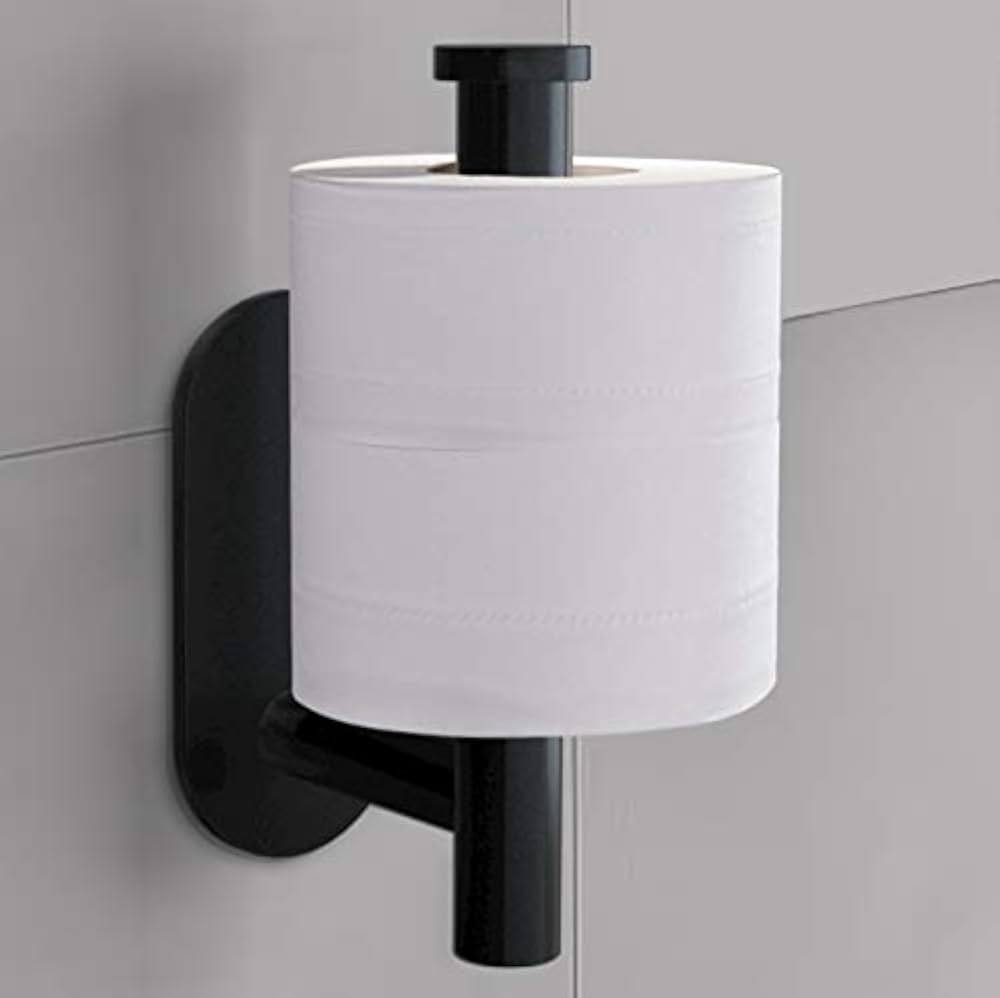 Cerekony Adhesive Toilet Paper Holder - Roll Holder Small Space for Kitchen Bathroom Utility Hook... | Amazon (US)