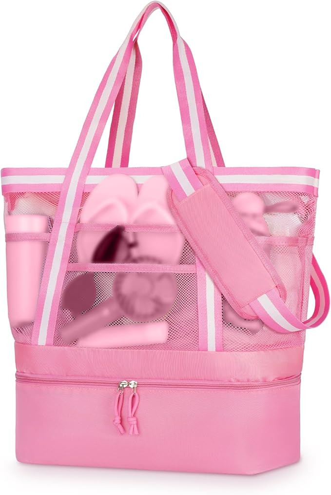 WOOMADA Large Straw Beach Tote | Amazon (US)