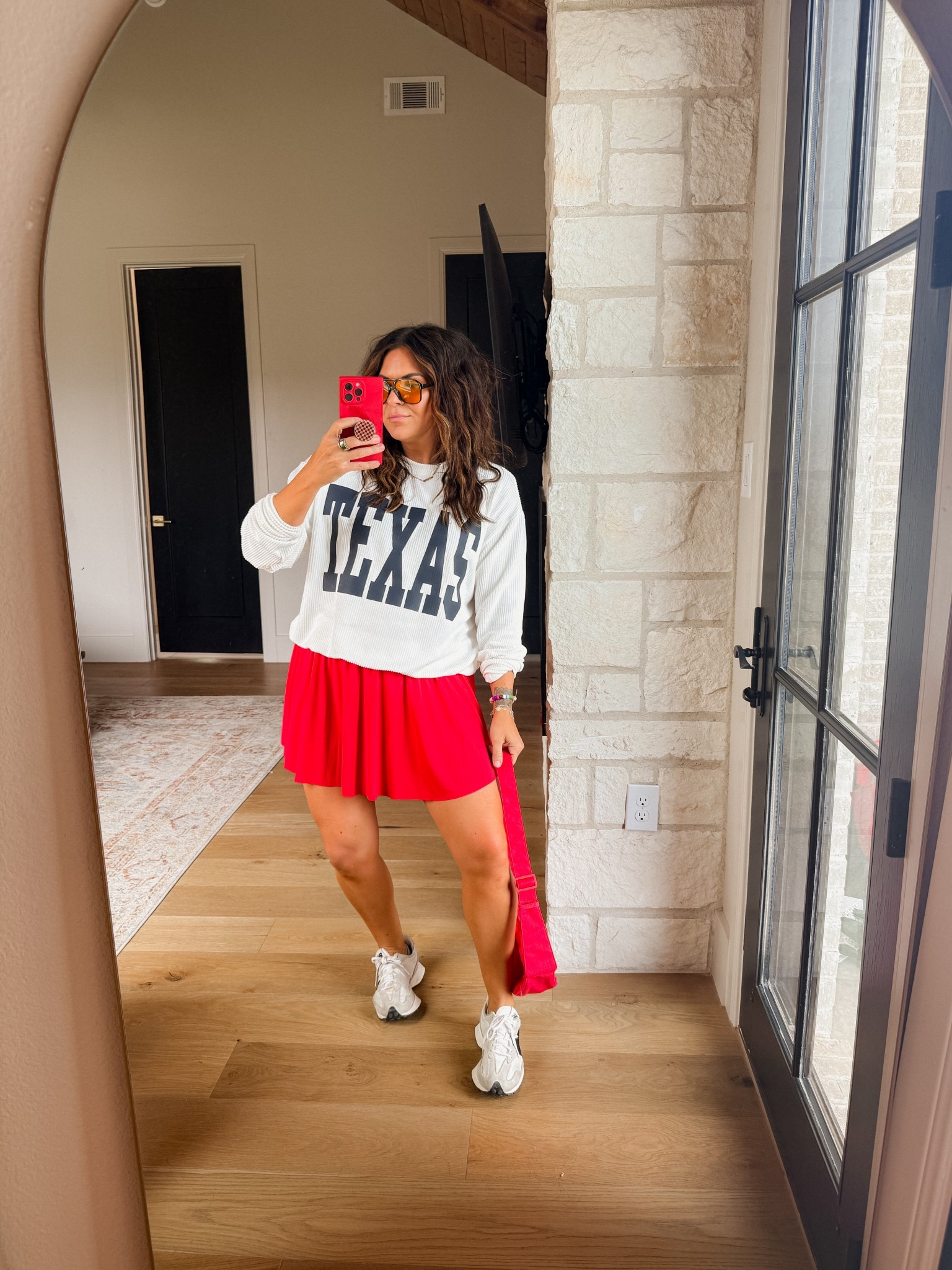 In my athletic skort season. 
Skort: XL
Sweatshirt: XL
Sneakers: TTS

#LTKStyleTip #LTKFindsUnder50 #LTKMidsize