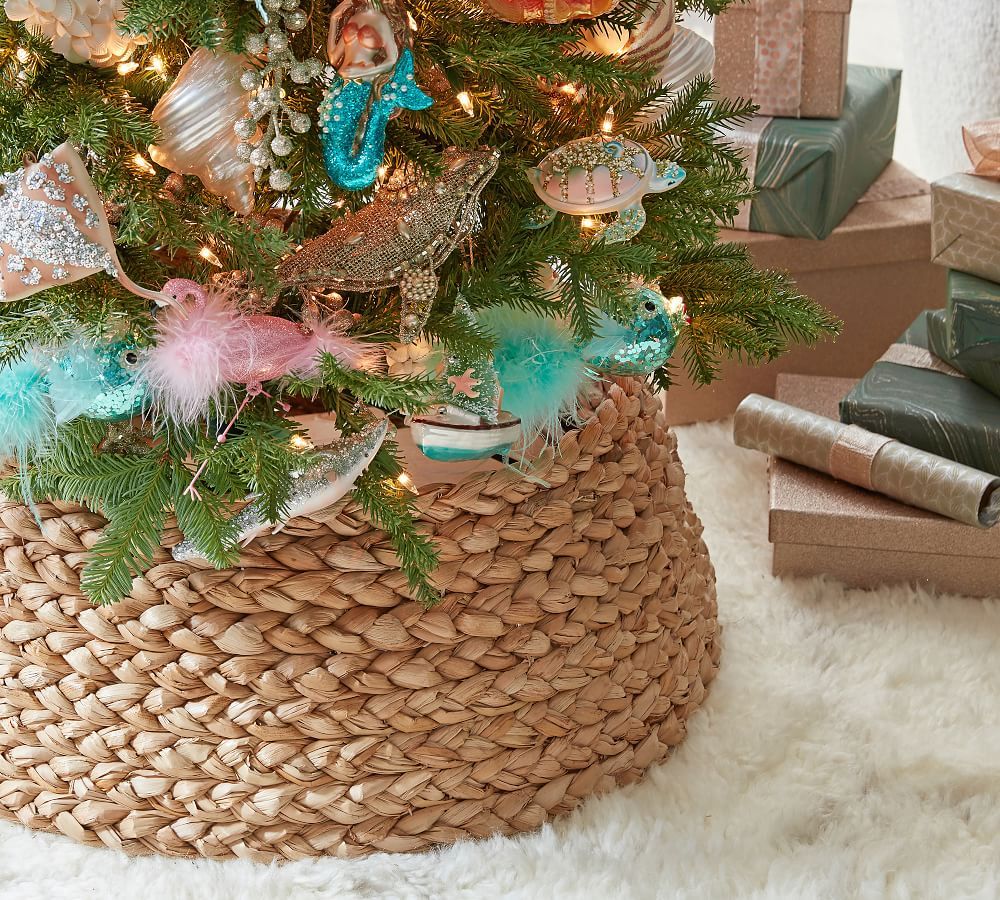 Handcrafted Beachcomber Basket Tree Collar | Pottery Barn (US)