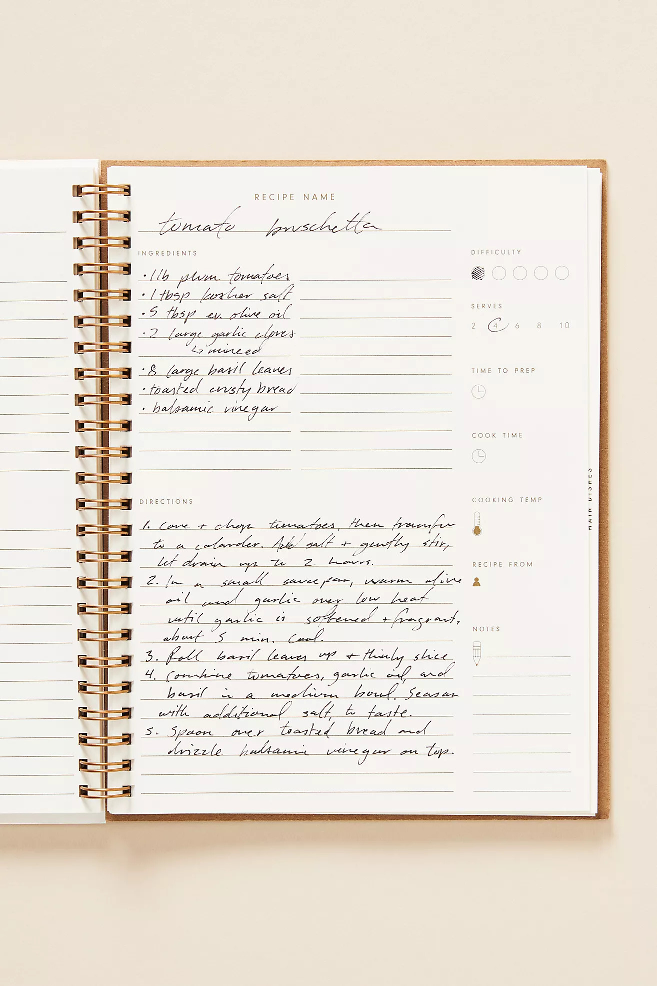 Ruff House Spiral Recipe Book | Anthropologie (US)