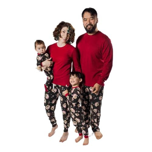 Burt's Bees Baby Family Matching Holiday Pajamas - Organic Cotton PJs for Infants, Toddlers, Kids, Men, and Women | Amazon (US)