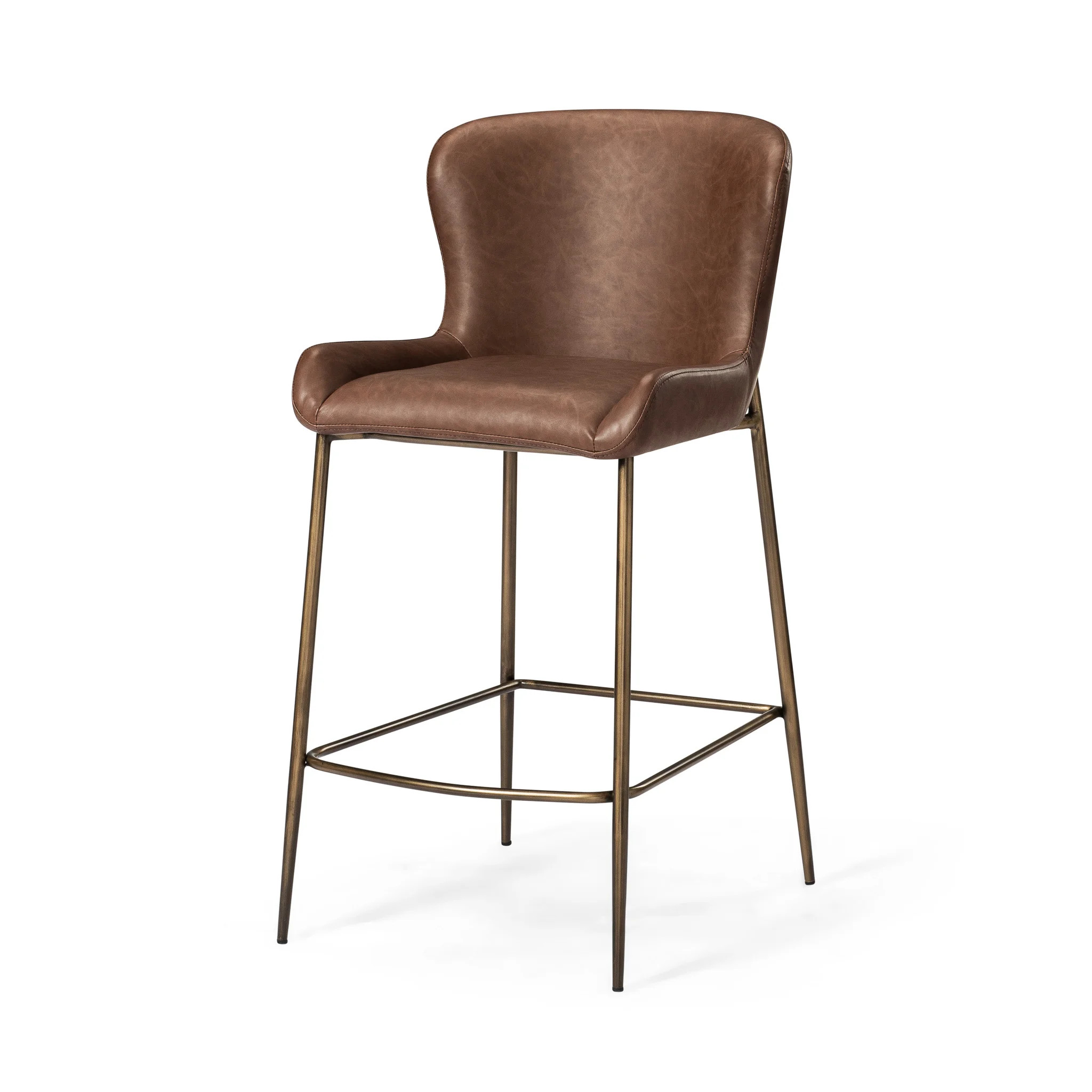 Maven Lane Naomi Stool Vegan Leather | Wayfair North America