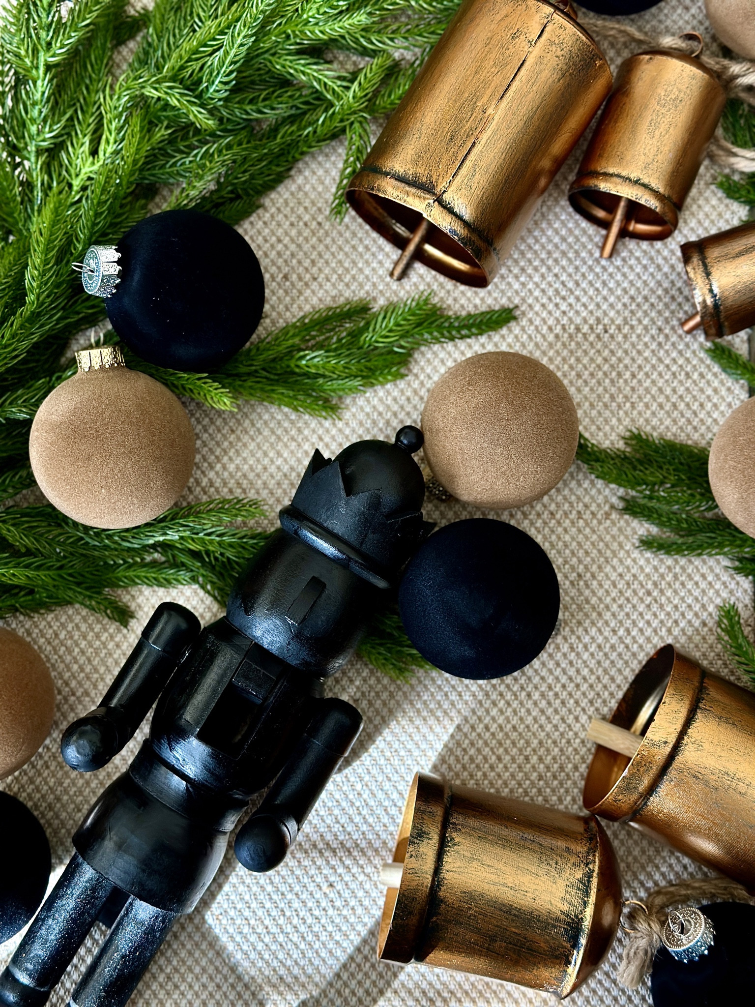 Christmas 2023 Decor Inspo - swipe for the pieces that are inspiring me this holiday season. 

I'm loving a neutral color palette woven in with traditional and rustic Christmas pieces such as these vintage cow bell inspired Christmas bells. 

Norfolk pine Garland // afloral Garland // real touch Garland // viral holiday decor // viral Christmas ornaments // velvet ornaments // flocked ornamented // studio McGee ornament dupes // modern nutcracker // holiday bells // Tibetan cow bells // bells on twine // bells for wreath // bells for Garland // Amazon holiday // Amazon home

#LTKHoliday #LTKSeasonal #LTKhome