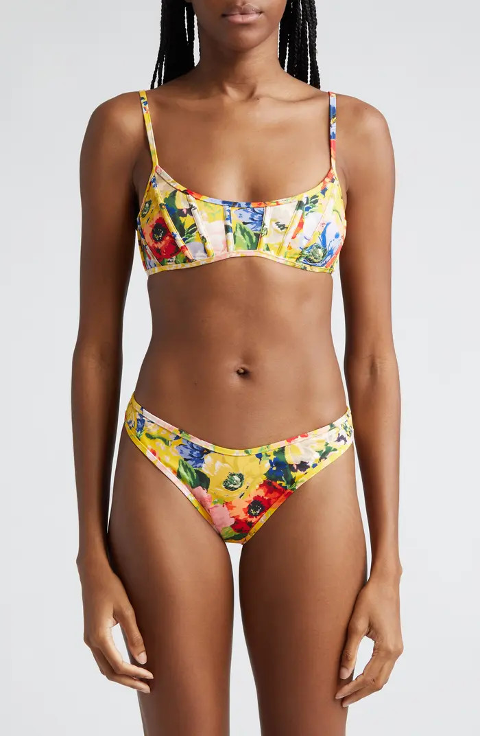 Alight Corset Two-Piece Swimsuit | Nordstrom