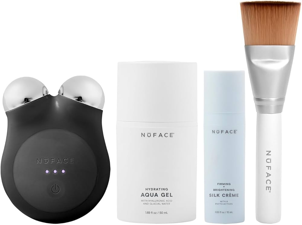 NuFACE MINI+ Microcurrent Facial Device Kit - FDA Cleared Face Sculpting & Skin Tightening Device... | Amazon (US)