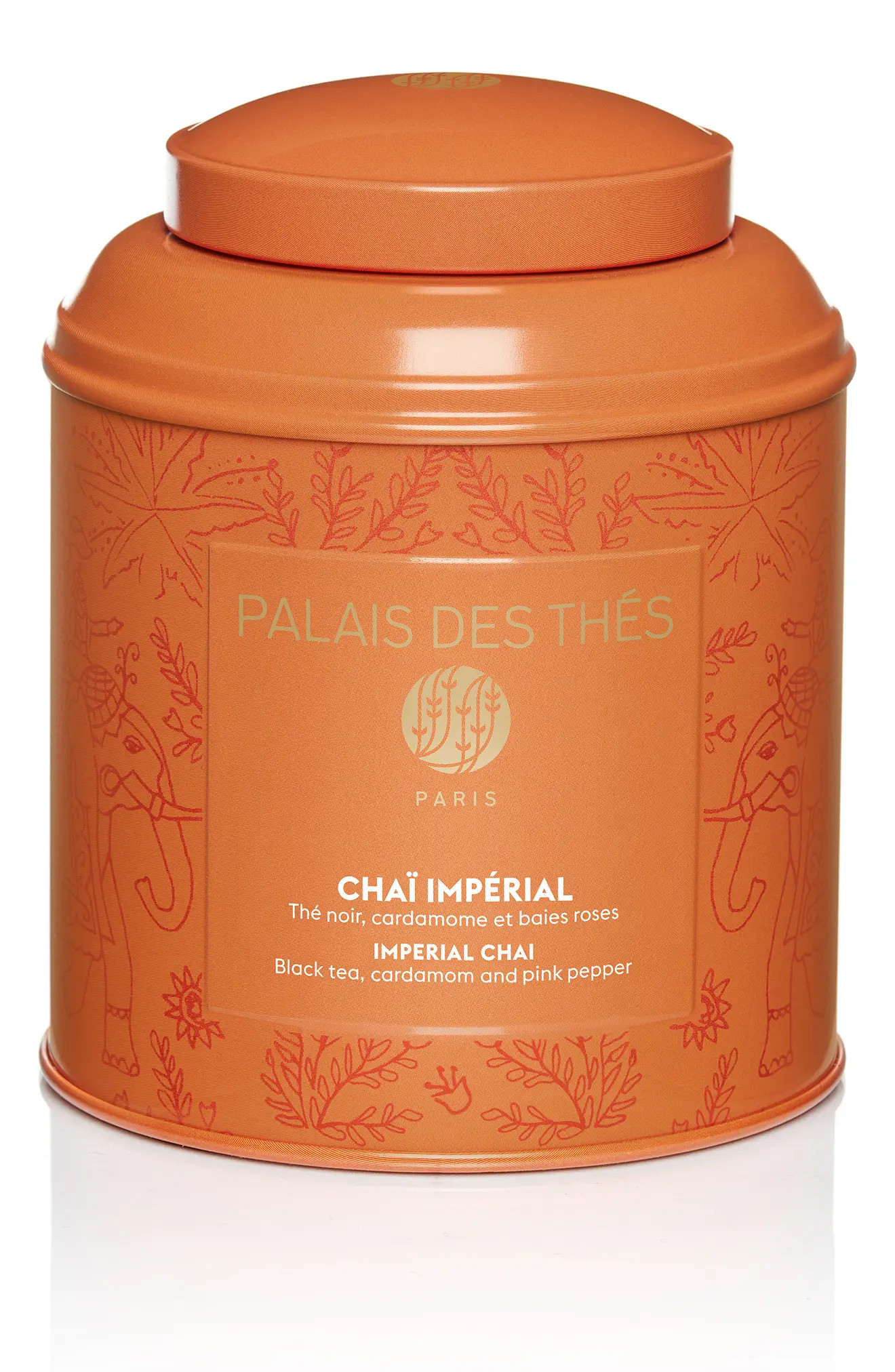 Palais des Thes Chai Imperial Loose Leaf Black Tea in Orange at Nordstrom | Nordstrom