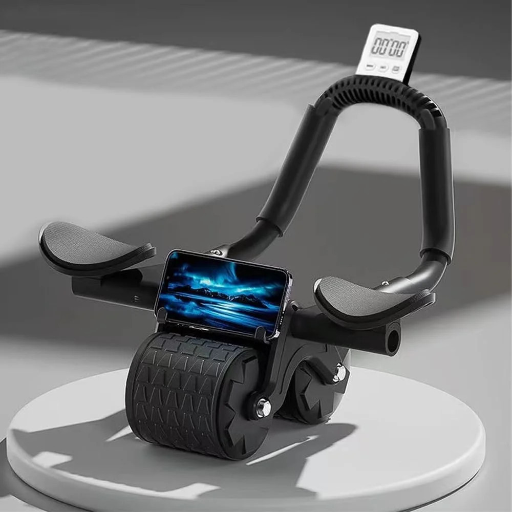2023 New with timer Ab Abdominal Exercise Roller Elbow Support, abs roller wheel core exercise eq... | Walmart (US)