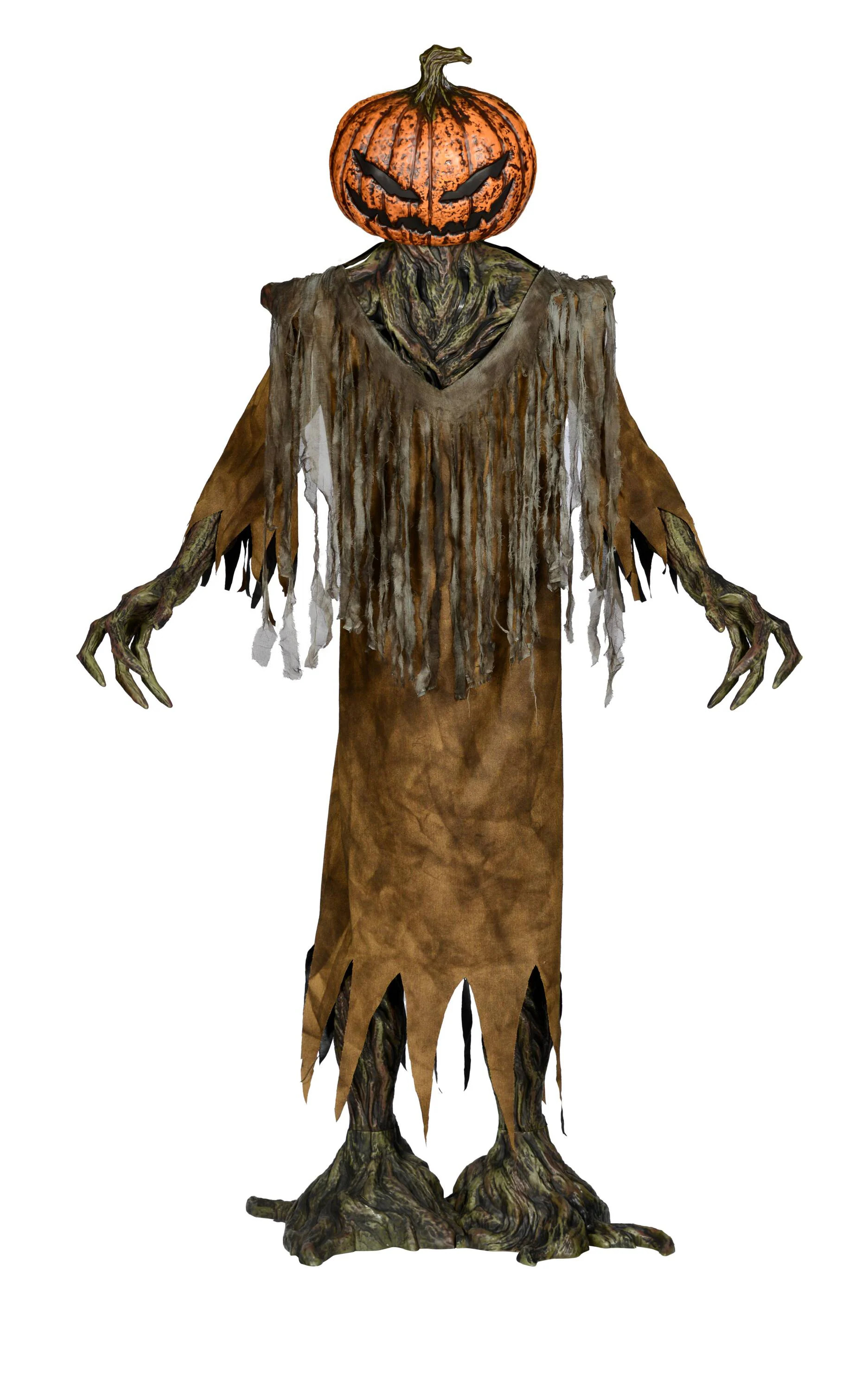 Haunted Living 12-ft Lighted Pumpkin King Motion Activated Animatronic one_size | KL-37077 | Lowe's