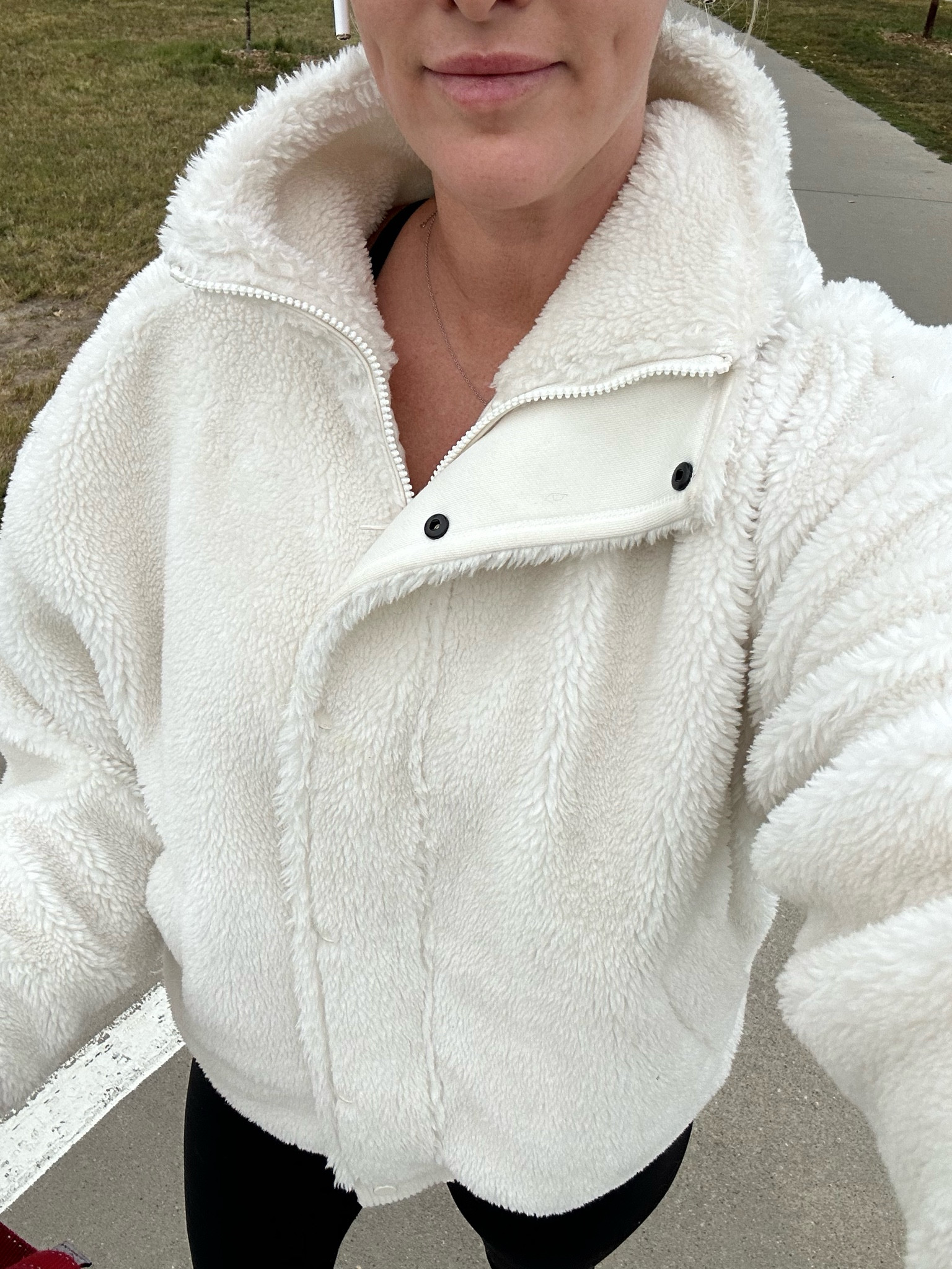 Sherpa Snow Angel Puffer - Ivory curated on LTK