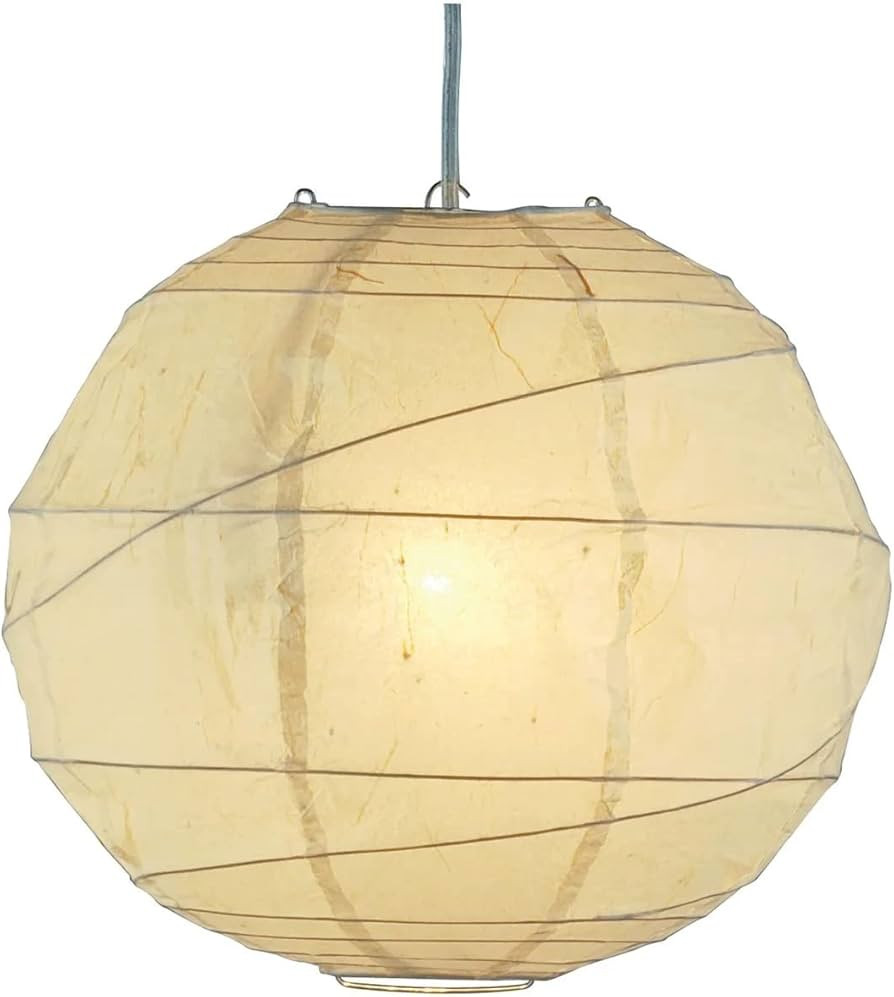 Adesso 4162-12 Orb Large Pendant Light, 24 in, 100W Incandescent/26W CFL, Antique Bronze Finish, Hanging Lights, Cream | Amazon (US)